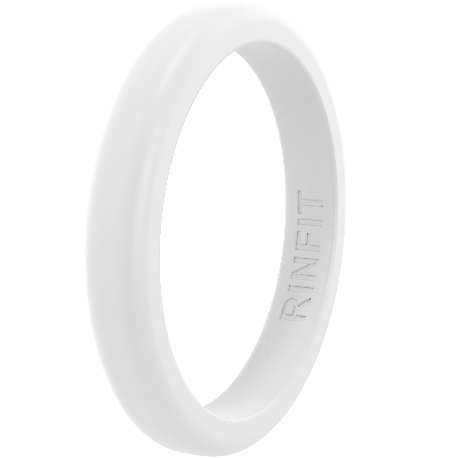 Stackable Thin Silicone Wedding Ring for Women by Rinfit