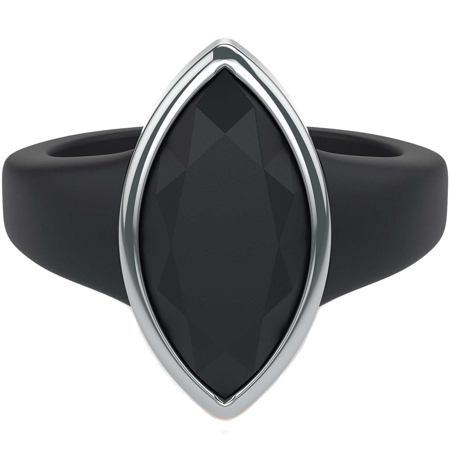 Marquise Collection - Silicone Rings for Women with Metal Frame - Patent Pending Design