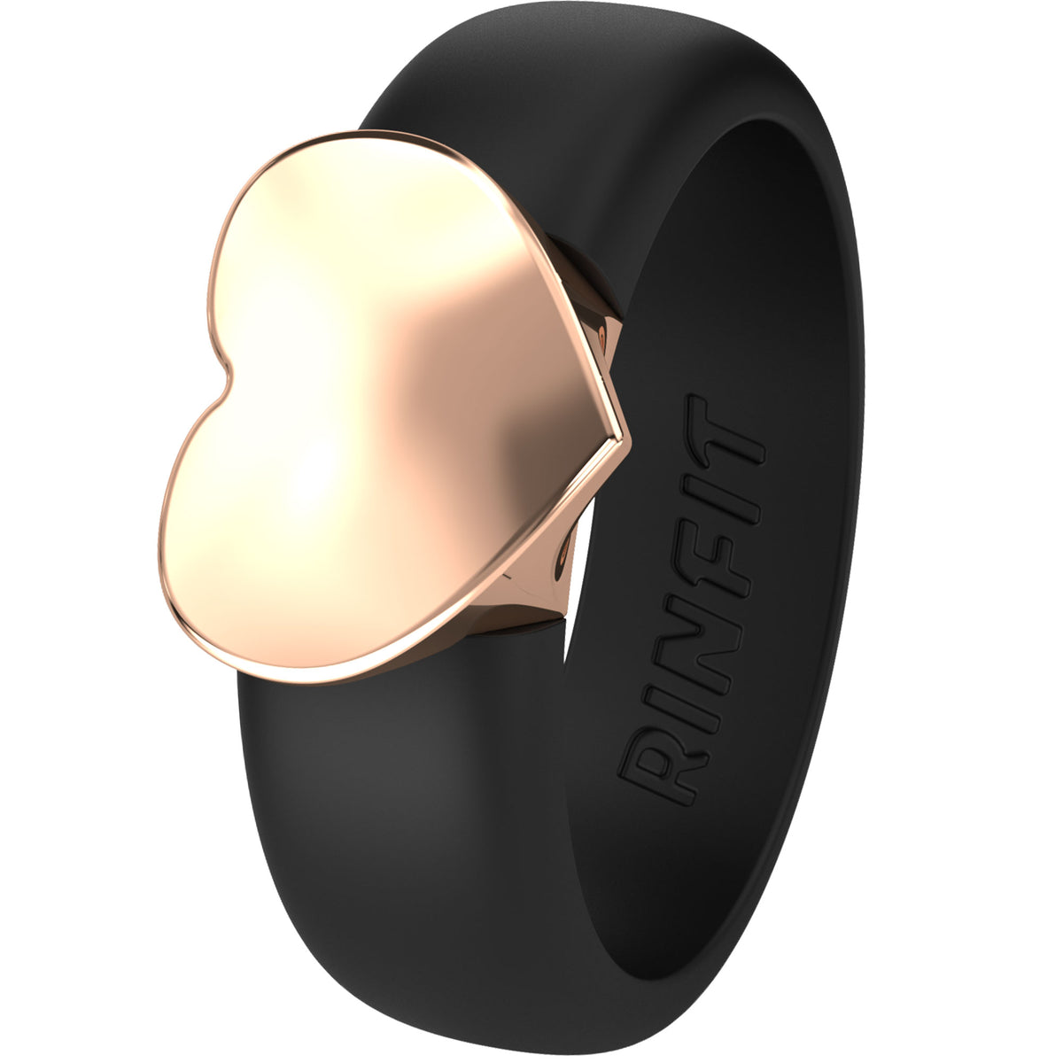 New! Stainless Steel Heart Collection - Silicone Engagement Ring for Women - Heart Collection - U.S. Design Patent Pending