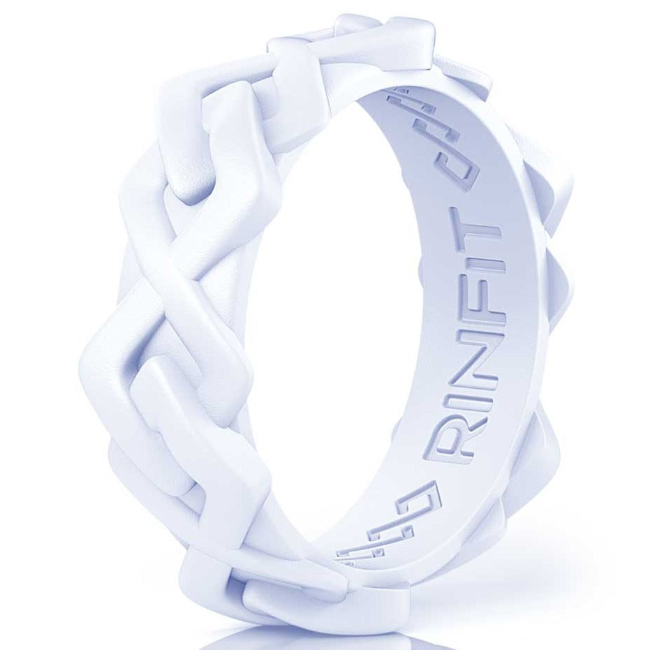Silicone wedding rings women white