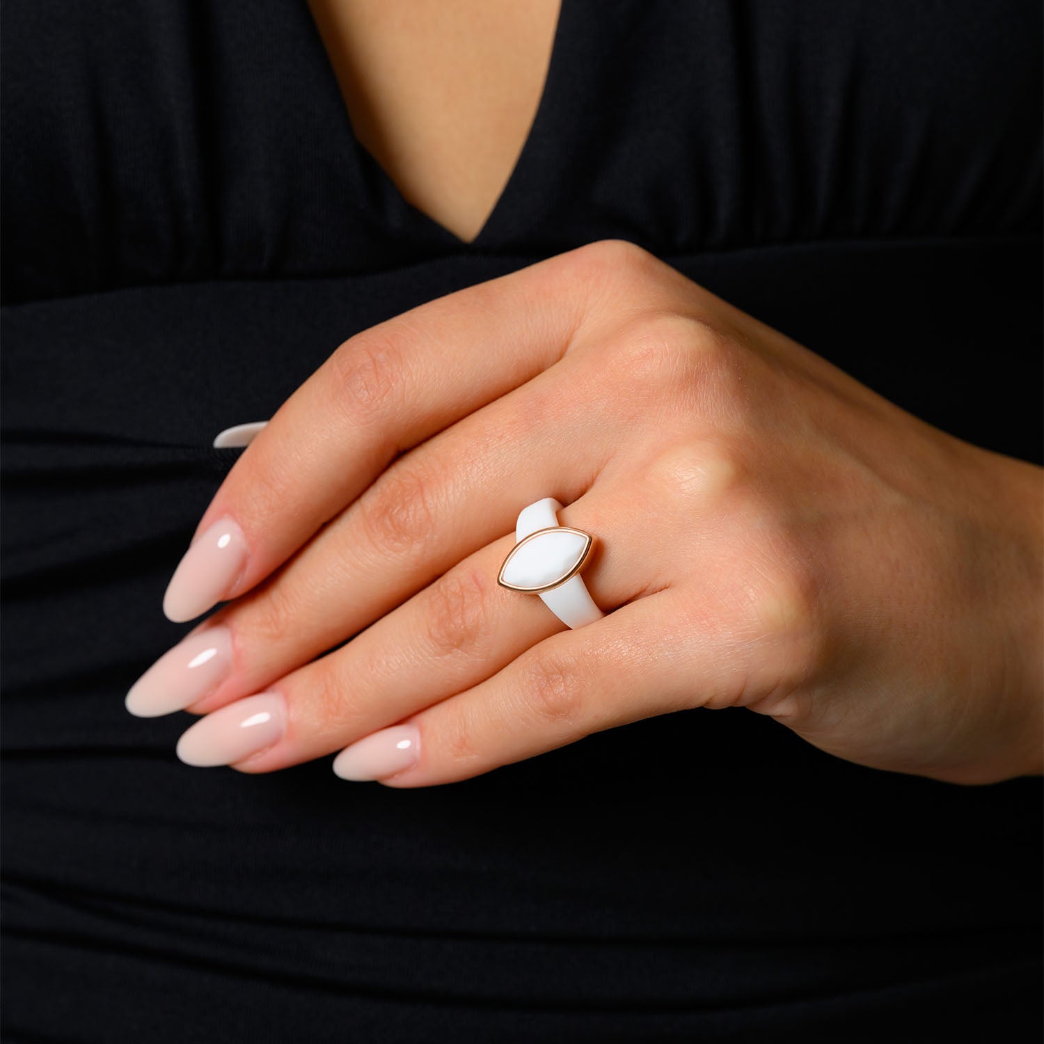 Marquise Collection - Silicone Rings for Women with Metal Frame - Patent Pending Design