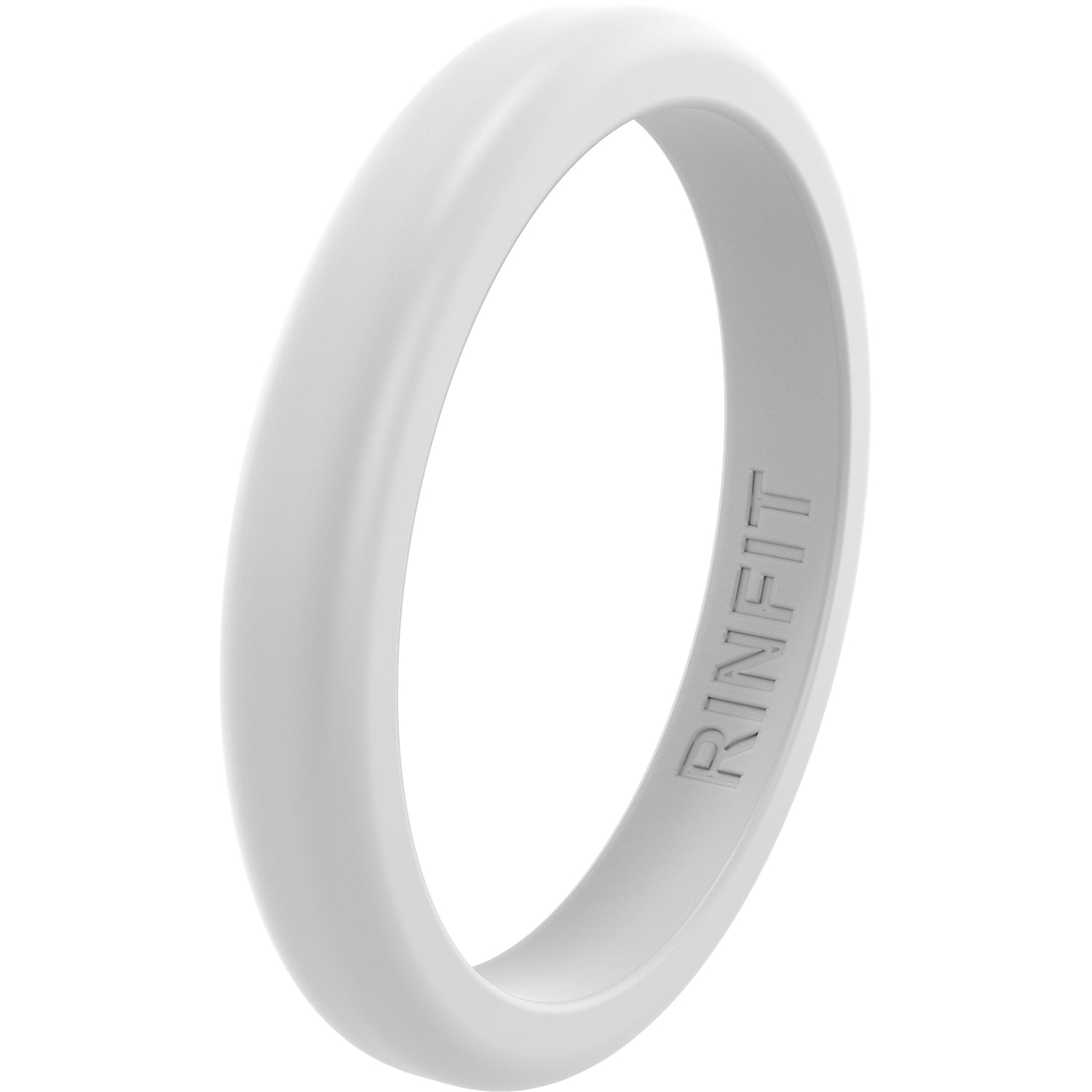 Stackable Thin Silicone Wedding Ring for Women by Rinfit
