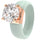 Silicone Ring – 7mm Round Solitaire CZ | Patented Design - GlowStone Collection by Rinfit
