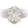 Silicone Ring – 11×8 mm Oval Cut CZ | Patented Design - GlowStone Collection