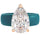 Silicone Ring – 8×12 mm Pear Cut CZ | Patent-Pending Design - GlowStone Collection