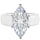 Silicone Ring – 14×7 mm Marquise Cut CZ | Patent-Pending Design - GlowStone Collection