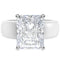 Silicone Ring – 10×8 mm Emerald Cut CZ | Patented Design - GlowStone Collection