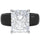 Silicone Ring – 10×8 mm Emerald Cut CZ | Patented Design - GlowStone Collection