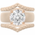 Silicone Ring Stackable Set – 7mm Round Solitaire CZ | Patented Design - GlowStone Collection