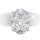 Silicone Ring – 11×8 mm Oval Cut CZ | Patented Design - GlowStone Collection