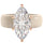 Silicone Ring – 14×7 mm Marquise Cut CZ | Patent-Pending Design - GlowStone Collection