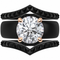 Silicone Ring Stackable Set – 7mm Round Solitaire CZ | Patented Design - GlowStone Collection