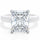 Rinfit Thin Silicone Ring – 10×8 mm Emerald Cut CZ | Patented Design - GlowStone Collection