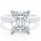 Rinfit Thin Silicone Ring – 10×8 mm Emerald Cut CZ | Patented Design - GlowStone Collection