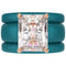 Emerald Cut CZ Silicone Ring Set for Women, 2 Thin Stackable Rings, 10x8 mm CZ Stone, Patented Design, GlowStone Collection