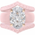 Silicone Ring Stackable Set – 11×8 mm Oval Cut CZ | Patented Design - GlowStone Collection