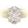 Silicone Ring – 11×8 mm Oval Cut CZ | Patented Design - GlowStone Collection