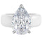 Silicone Ring – 8×12 mm Pear Cut CZ | Patent-Pending Design - GlowStone Collection