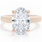 Rinfit Thin Silicone Ring for Women - Oval Cut CZ | Patented Design