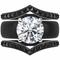 Silicone Ring Stackable Set – 7mm Round Solitaire CZ | Patented Design - GlowStone Collection