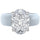 Silicone Ring – 11×8 mm Oval Cut CZ | Patented Design - GlowStone Collection