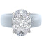 Silicone Ring – 11×8 mm Oval Cut CZ | Patented Design - GlowStone Collection