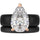 Pear Cut CZ Silicone Ring Set for Women, Stackable 2-Ring Set, 8×12 mm Pear Cut CZ, Patent-Pending Design - GlowStone Collection