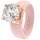 Silicone Ring – 7mm Round Solitaire CZ | Patented Design - GlowStone Collection by Rinfit