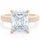 Rinfit Thin Silicone Ring – 10×8 mm Emerald Cut CZ | Patented Design - GlowStone Collection