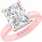 Rinfit Thin Silicone Ring – 10×8 mm Emerald Cut CZ | Patented Design - GlowStone Collection
