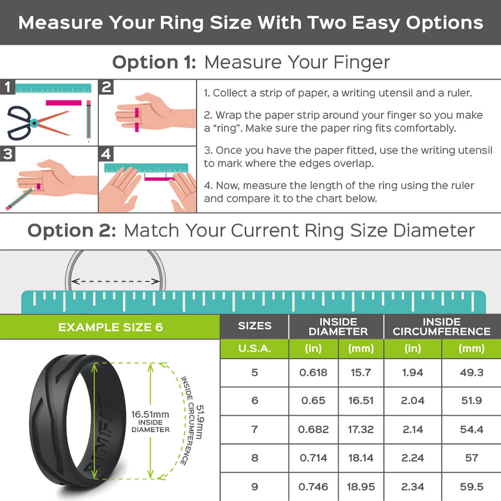GIFT RING Women's 4Love Silicone Ring. Soft, Comfortable & Durable Wedding Band. US Design Patent