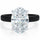 Rinfit Thin Silicone Ring for Women - Oval Cut CZ | Patented Design