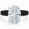 Rinfit Thin Silicone Ring for Women - Oval Cut CZ | Patented Design