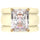 Emerald Cut CZ Silicone Ring Set for Women, 2 Thin Stackable Rings, 10x8 mm CZ Stone, Patented Design, GlowStone Collection