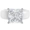 Silicone Ring – 8×8 mm Princess Cut CZ | Patented Design - GlowStone Collection