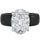 Silicone Ring – 11×8 mm Oval Cut CZ | Patented Design - GlowStone Collection