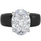 Silicone Ring – 11×8 mm Oval Cut CZ | Patented Design - GlowStone Collection