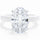 Rinfit Thin Silicone Ring for Women - Oval Cut CZ | Patented Design