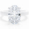 Rinfit Thin Silicone Ring for Women - Oval Cut CZ | Patented Design