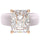 Silicone Ring – 10×8 mm Emerald Cut CZ | Patented Design - GlowStone Collection