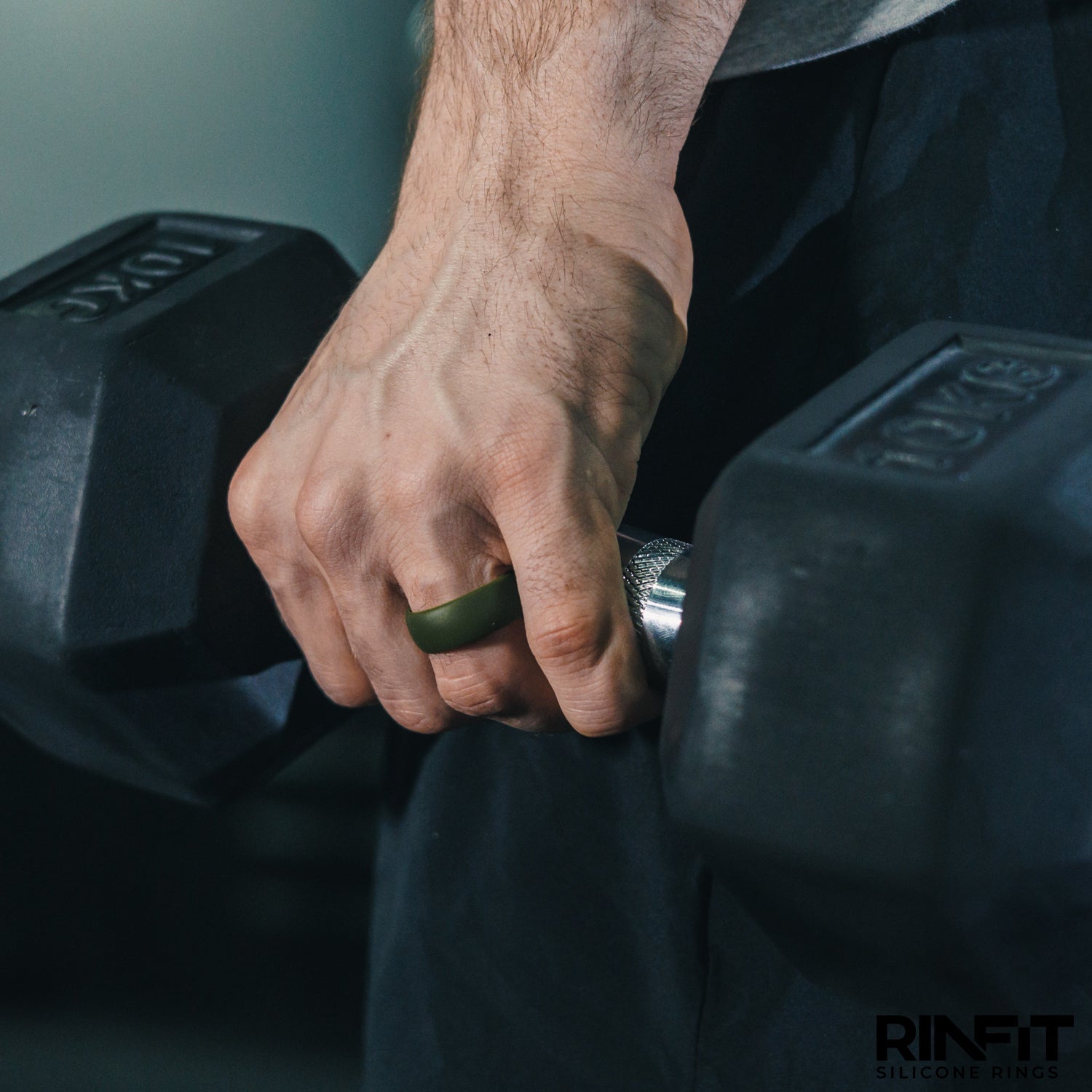 GIFT RING Inner Step Edge Collection - Silicone Ring for Men. Patent Pending