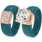 Set Silicone Ring – 7mm Round Solitaire CZ | Patented Design - GlowStone Collection