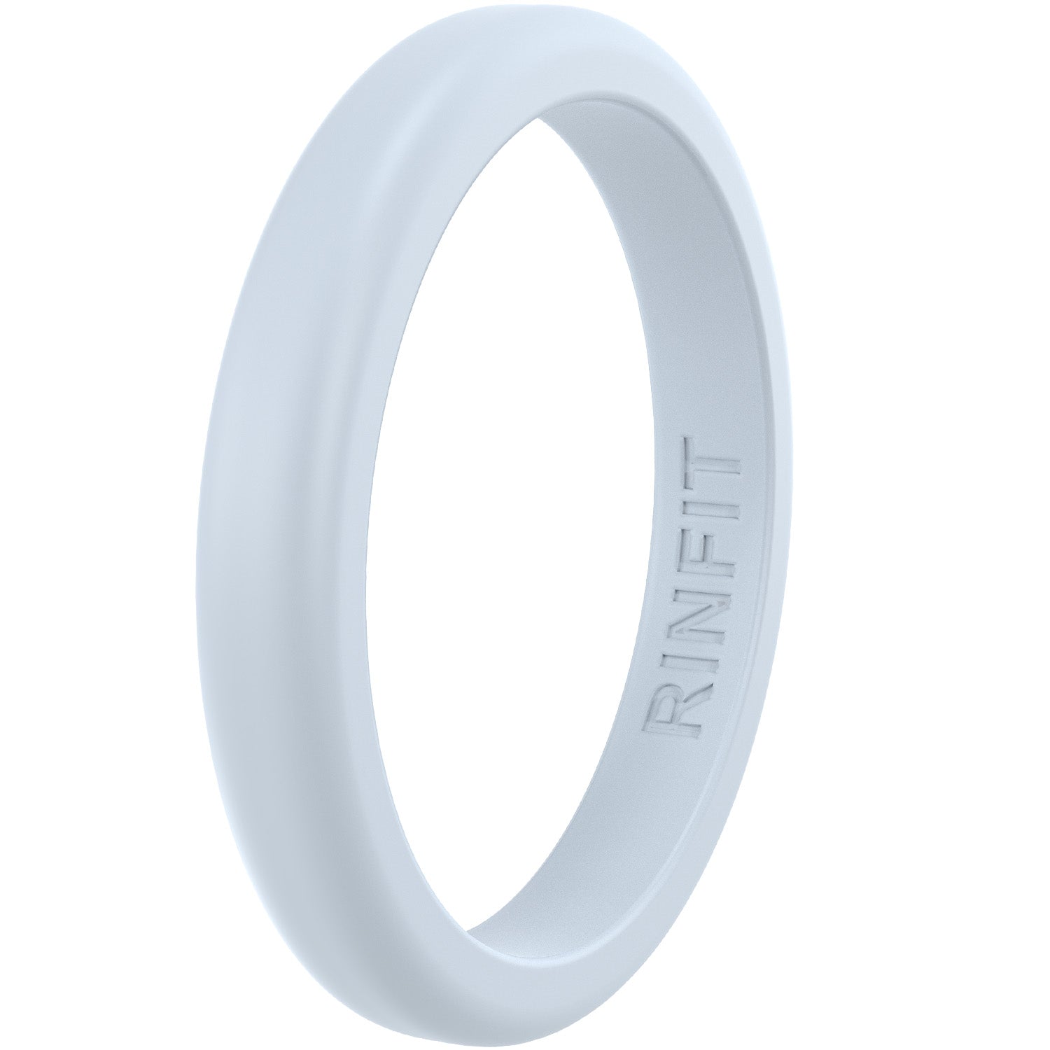 Stackable Thin Silicone Wedding Ring for Women by Rinfit