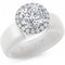 Rinfit Halo Silicone Ring for Women - 7 mm Round Cut CZ | Patented Design