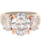 Rinfit Silicone Ring with Three Oval CZ Stones - Patented