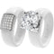 Set Silicone Ring – 7mm Round Solitaire CZ | Patented Design - GlowStone Collection