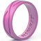 GIFT RING Women's 4Love Silicone Ring. Soft, Comfortable & Durable Wedding Band. US Design Patent