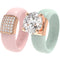 Set Silicone Ring – 7mm Round Solitaire CZ | Patented Design - GlowStone Collection