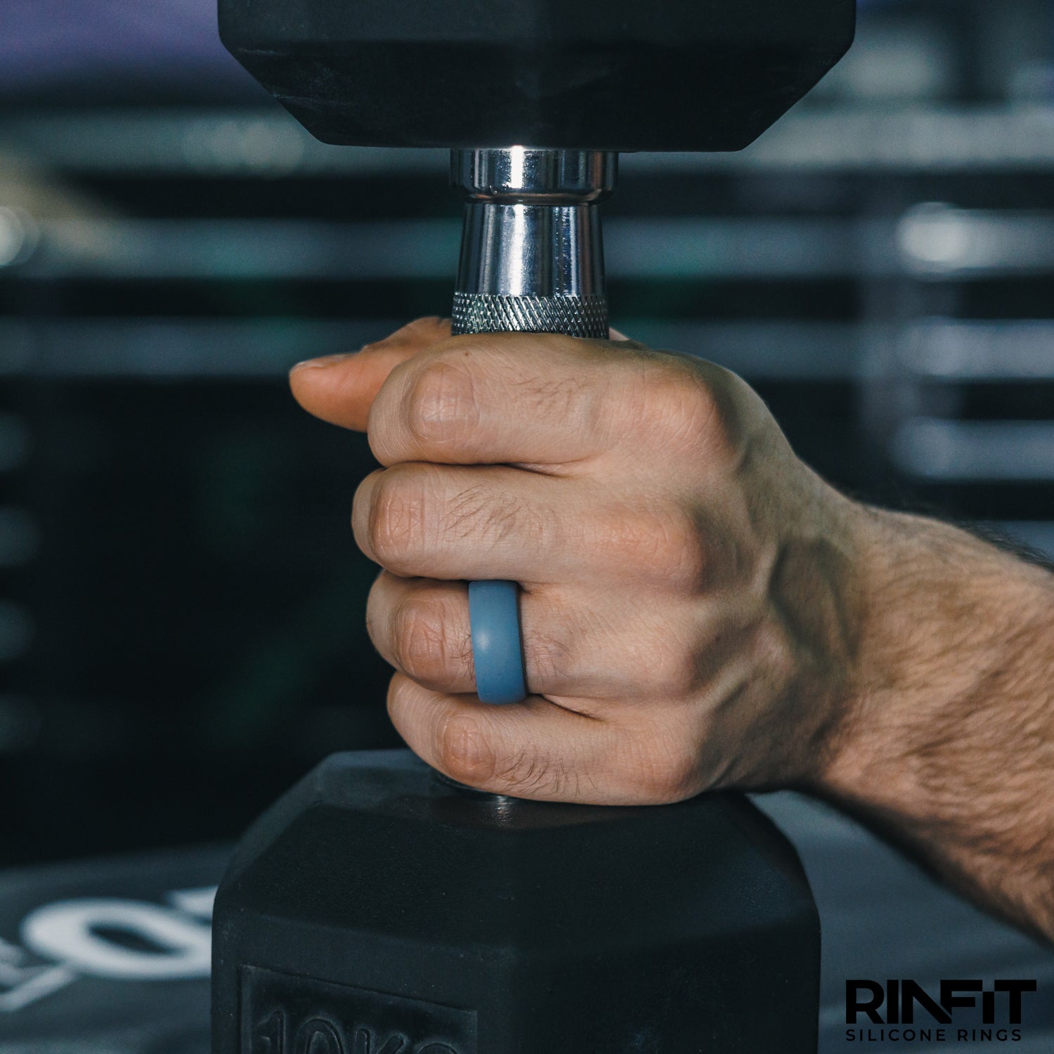 GIFT RING Inner Step Edge Collection - Silicone Ring for Men. Patent Pending