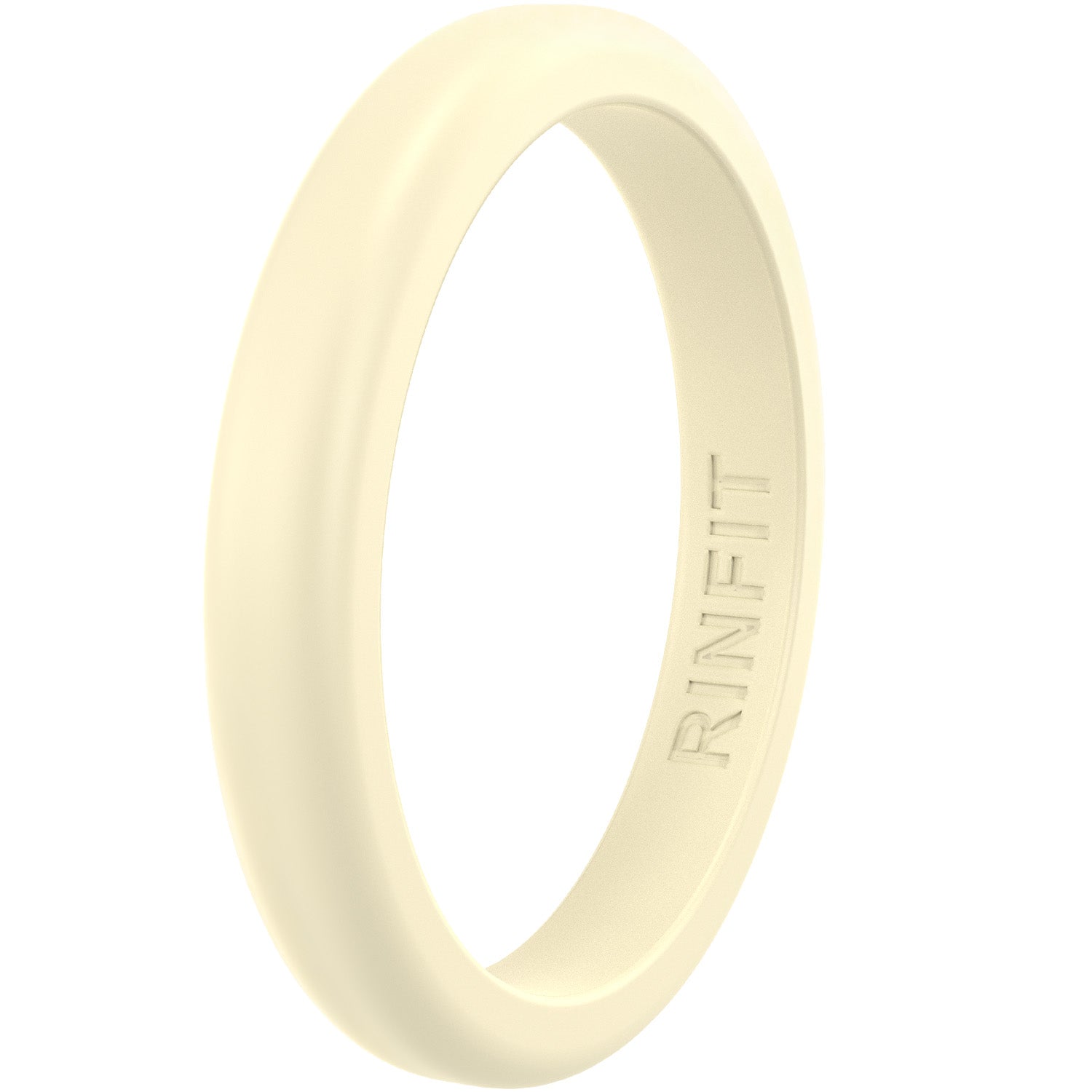 Stackable Thin Silicone Wedding Ring for Women by Rinfit